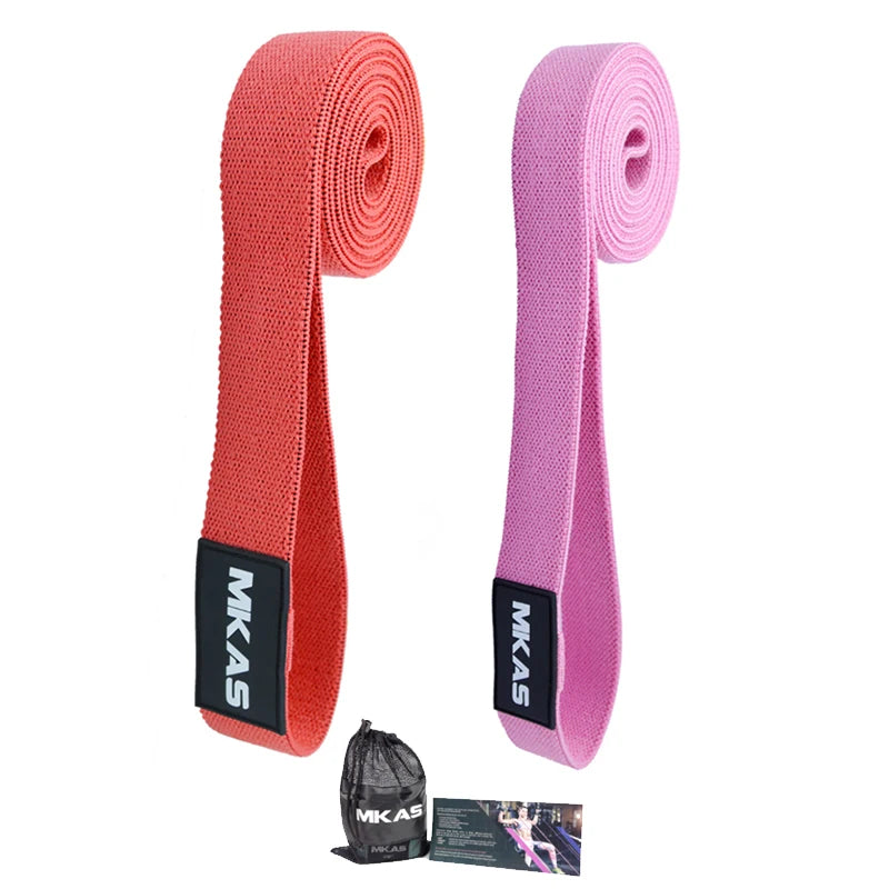 Fitness Long Resistance Bands Workout Fabric Set Exercise Elastic Booty Bands for Pull up Woman Assist 3-Piece Leg