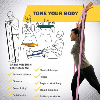 Fitness Long Resistance Bands Workout Fabric Set Exercise Elastic Booty Bands for Pull up Woman Assist 3-Piece Leg