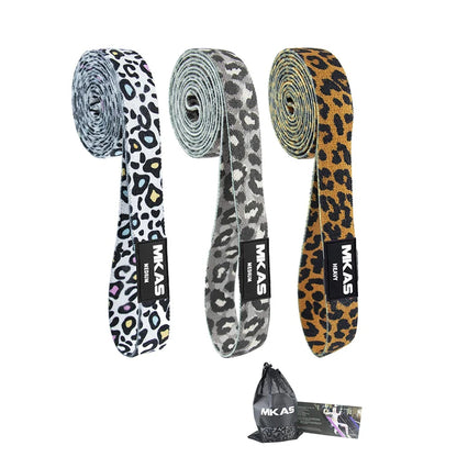 Fitness Long Resistance Bands Workout Fabric Set Exercise Elastic Booty Bands for Pull up Woman Assist 3-Piece Leg