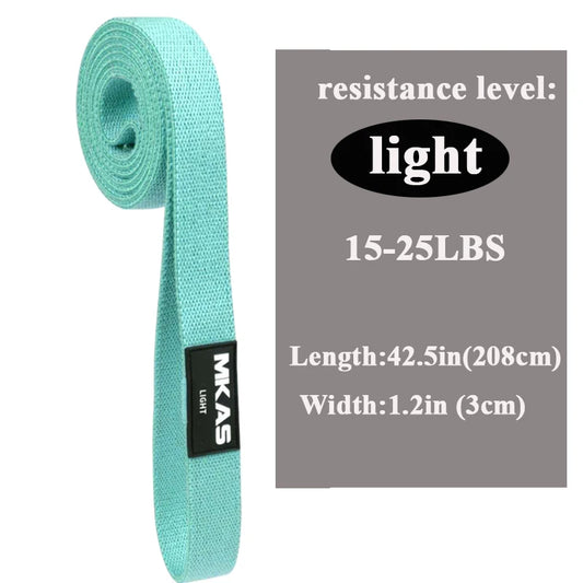 Fitness Long Resistance Bands Workout Fabric Set Exercise Elastic Booty Bands for Pull up Woman Assist 3-Piece Leg